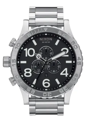 Nixon 51-30 Stainless Steel Chrono Black Men's Watch A083-000