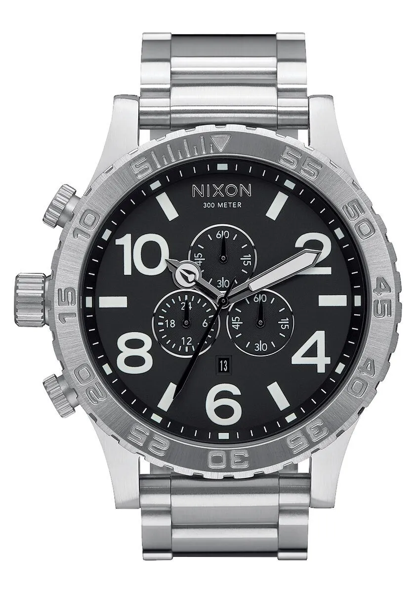 Nixon 51-30 Stainless Steel Chrono Black Men's Watch A083-000