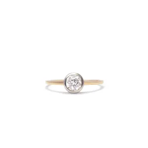 Old European Cut Diamond Bezel Ring