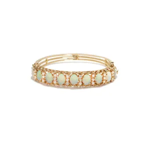 Opal and Diamond Bangle