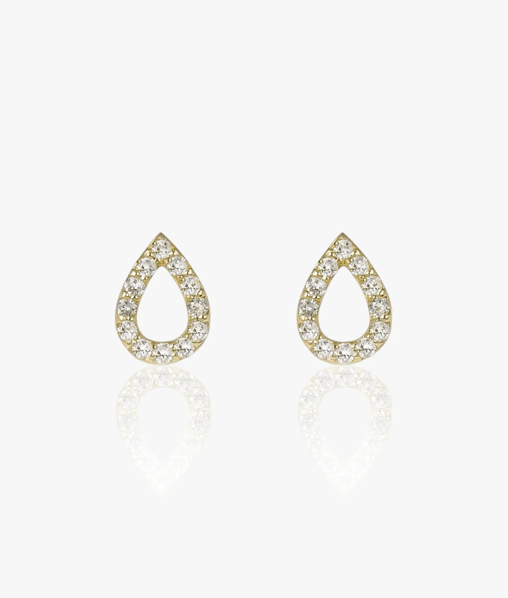 Open Pear Earrings