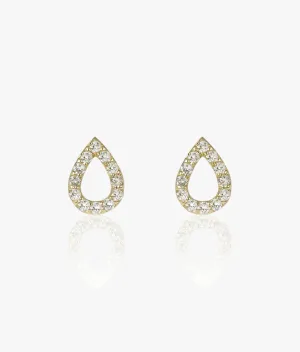 Open Pear Earrings