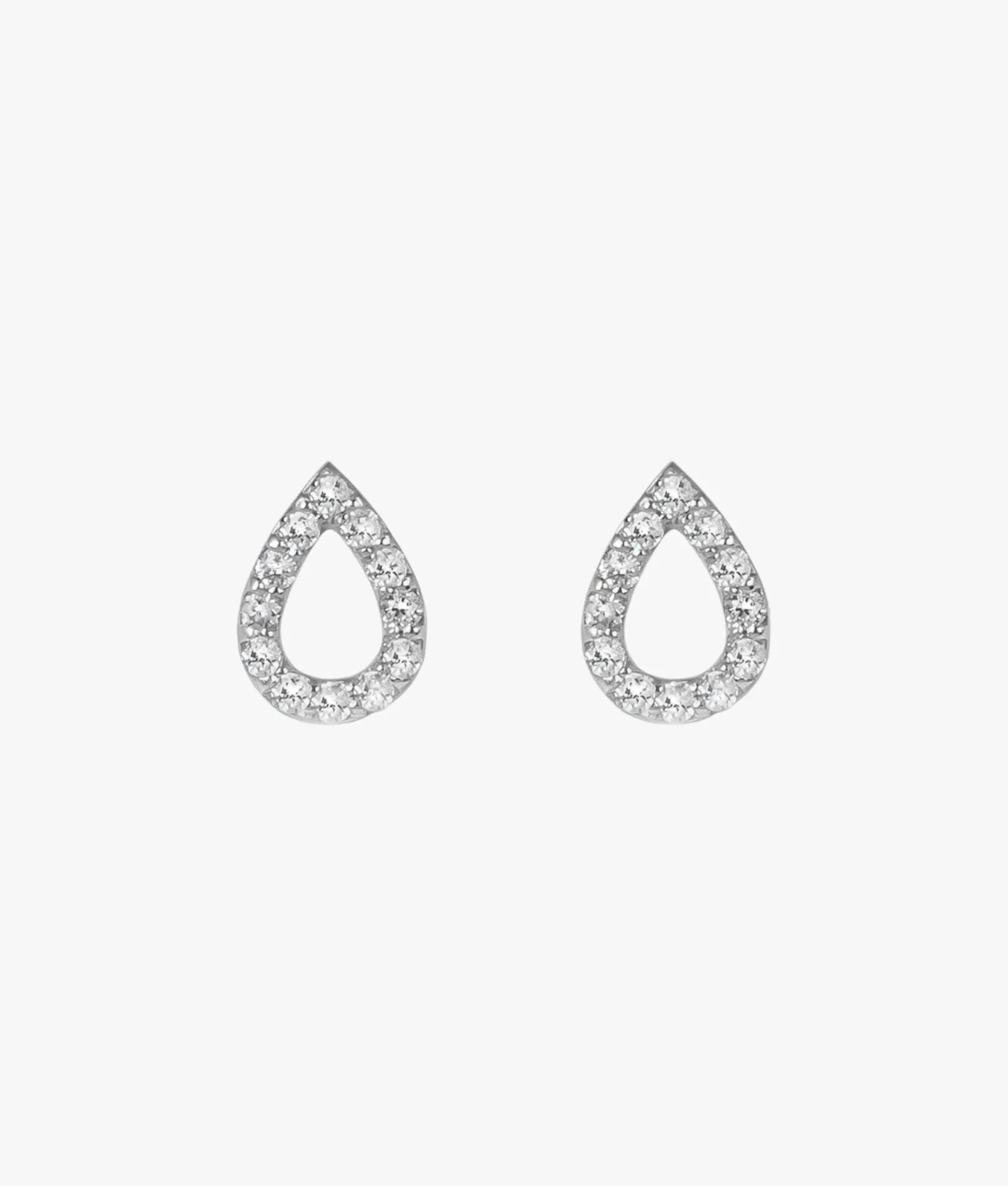 Open Pear Earrings
