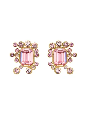 Oscar de la Renta Mixed Crystal Cluster Earrings (More Colors)