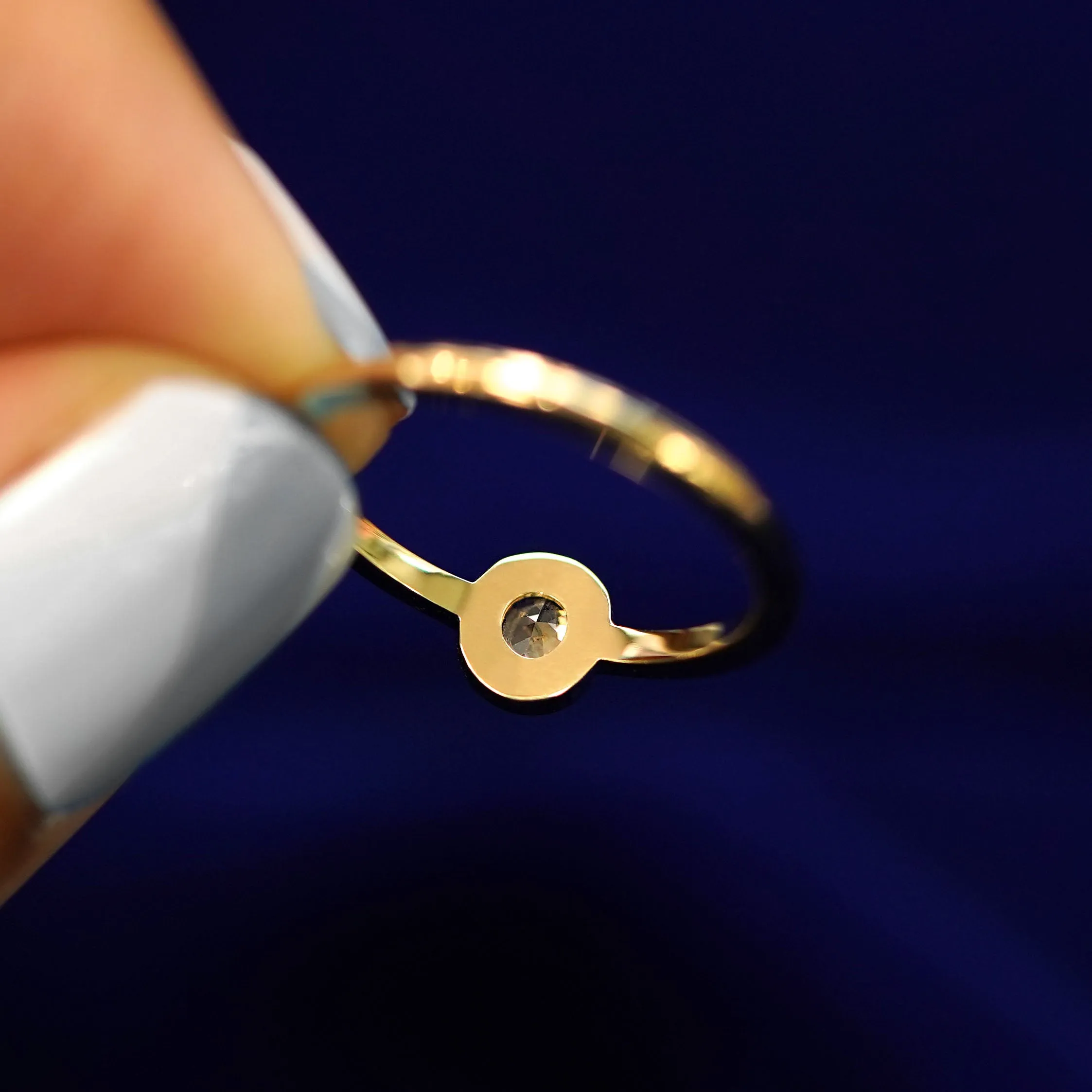 Oval Champagne Diamond Ring