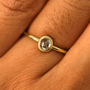Oval Champagne Diamond Ring