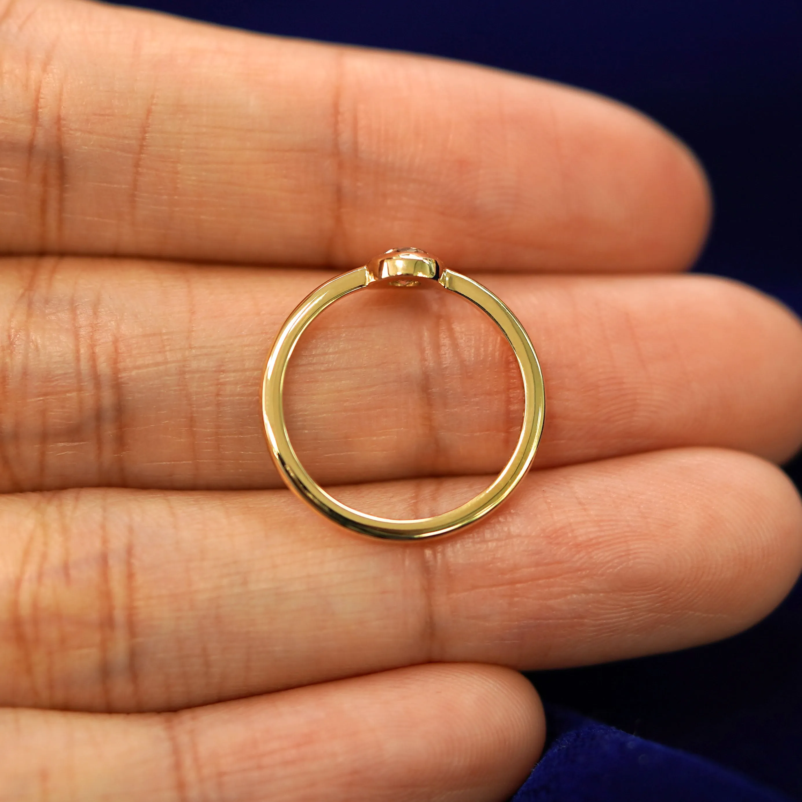 Oval Champagne Diamond Ring