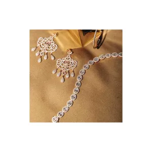 Oval Cut Diamond Imitation Silver Tennis Bracelet