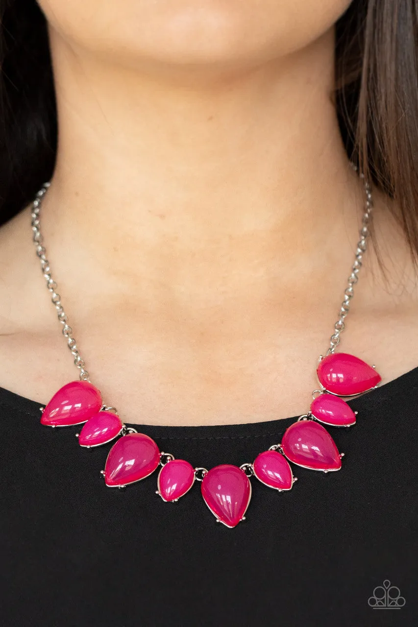 Pampered Poolside Pink Paparazzi Necklace