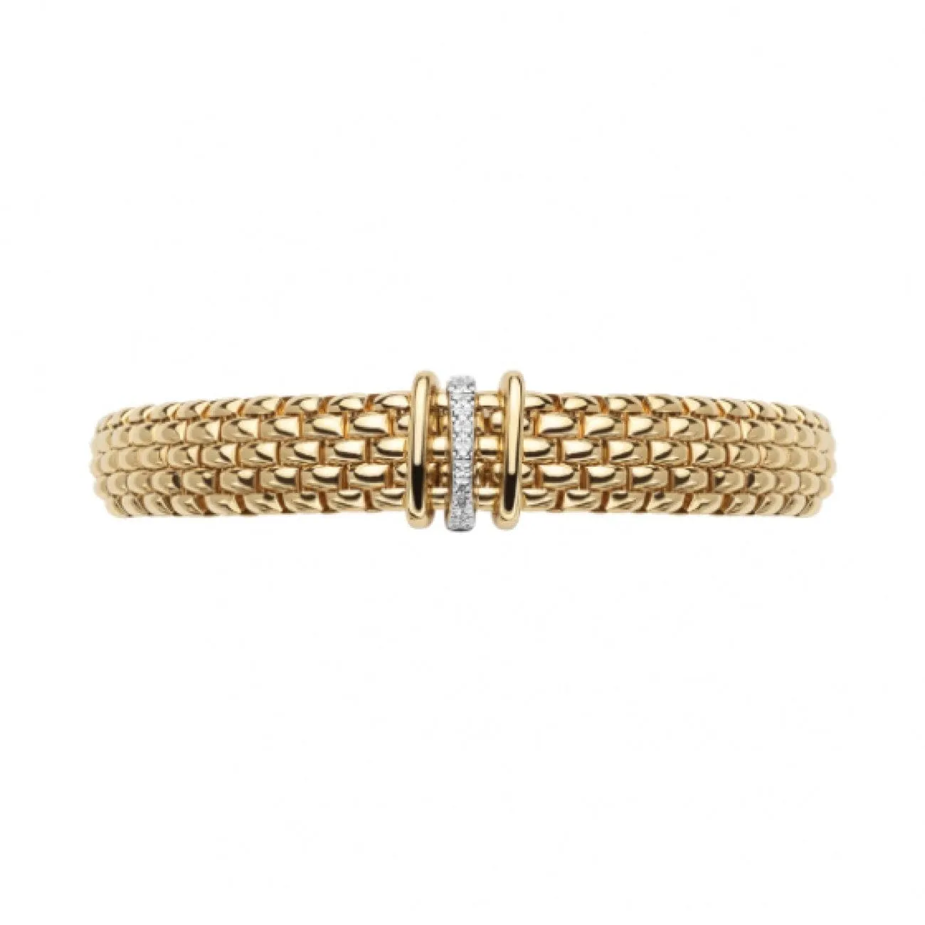 PANORAMA 18K YELLOW GOLD FLEX IT BRACELET SET WITH DIAMONDS