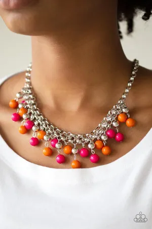 Paparazzi - Friday Night Fringe - Multi Necklace