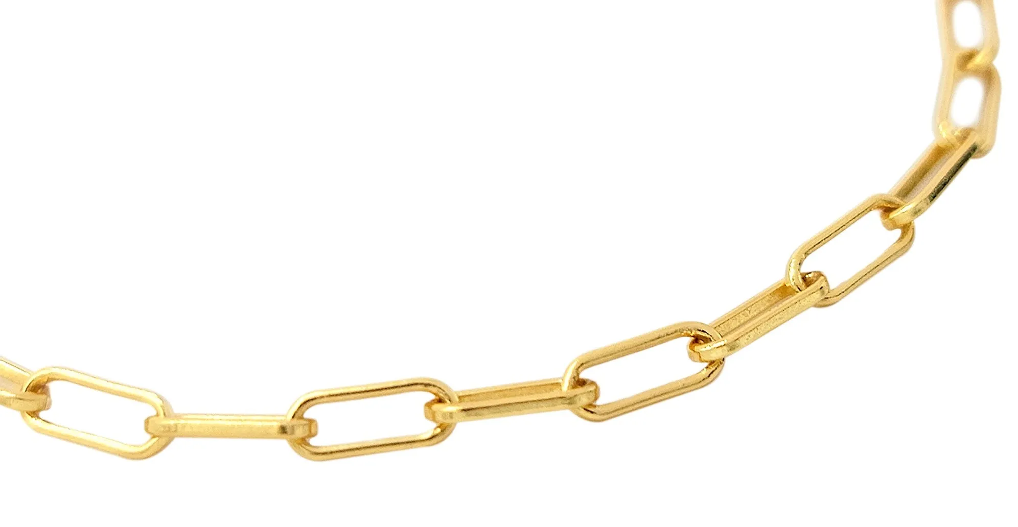 Paperclip Chain Link Bracelet
