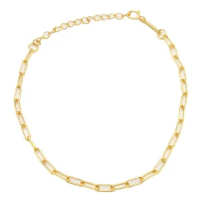 Paperclip Chain Link Bracelet