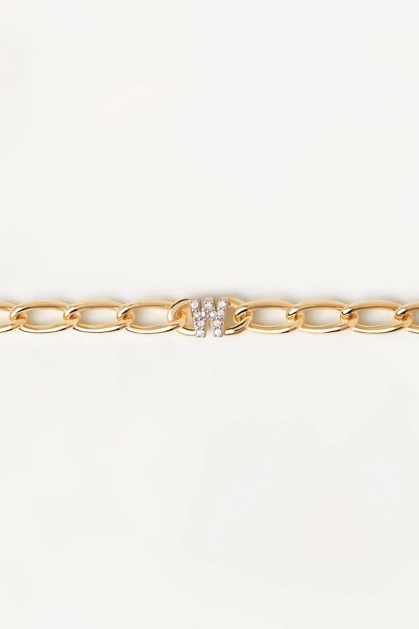 Pdpaola Mini Letters Bracelet: W