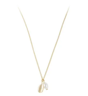 Pearl Disc Necklace