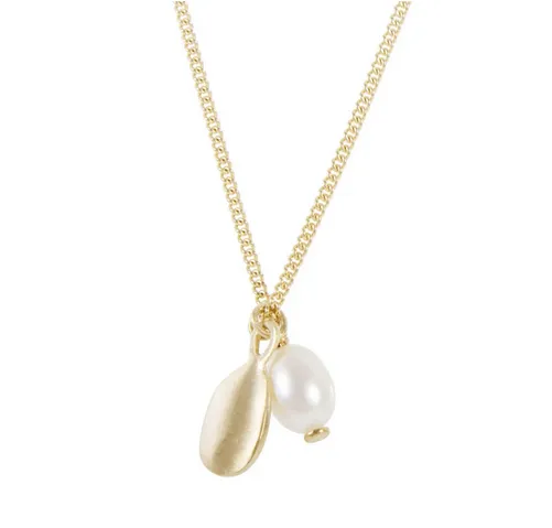 Pearl Disc Necklace