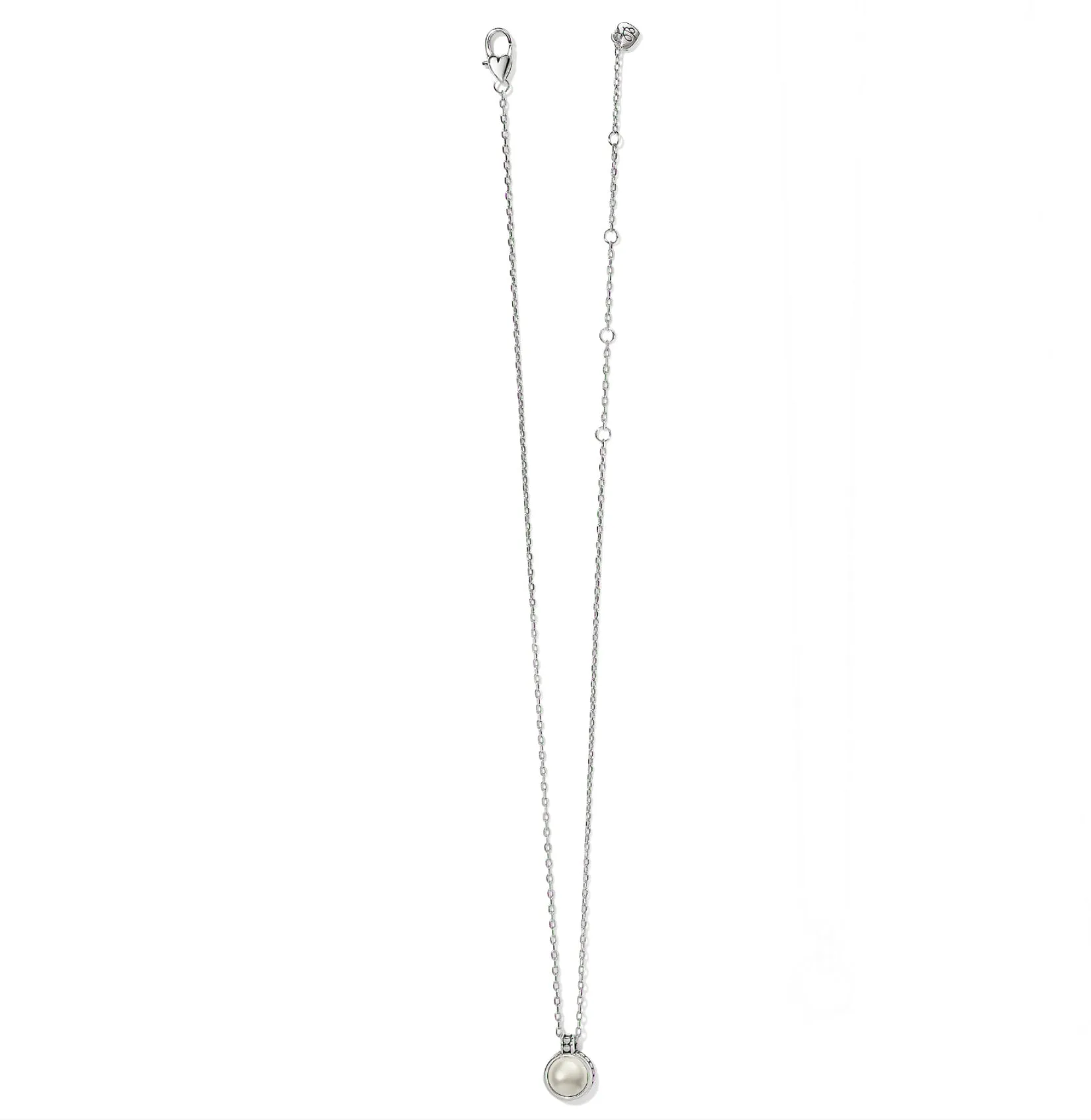 Pebble Dot Medallion Pearl Necklace