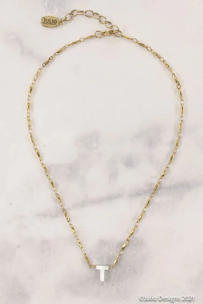 Pepita Initial Necklace~Julio Designs