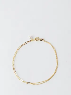 Petite Link Double Chain Bracelet