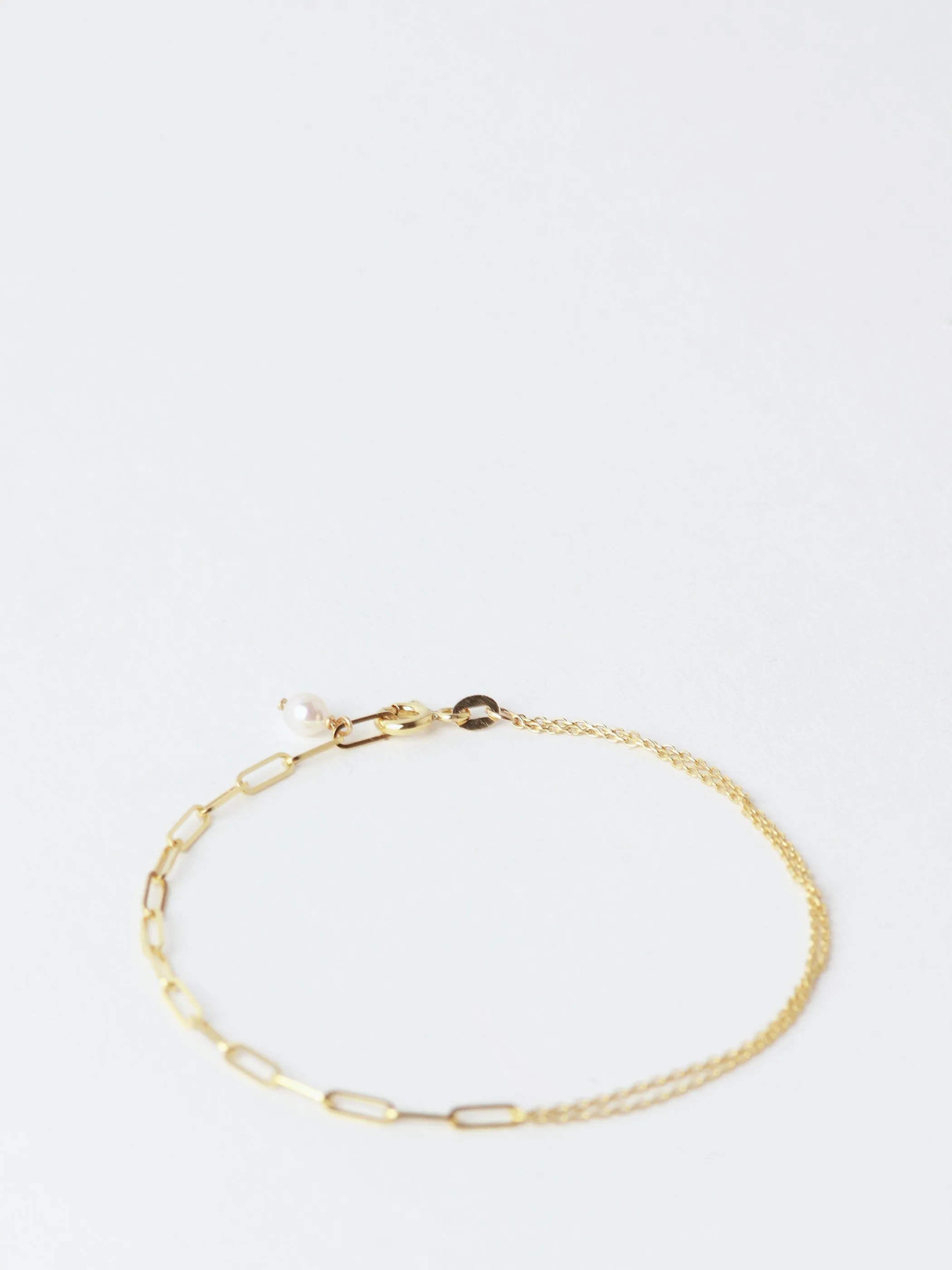 Petite Link Double Chain Bracelet