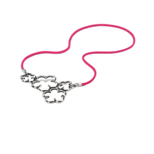 Pink Flower Cloud Necklace