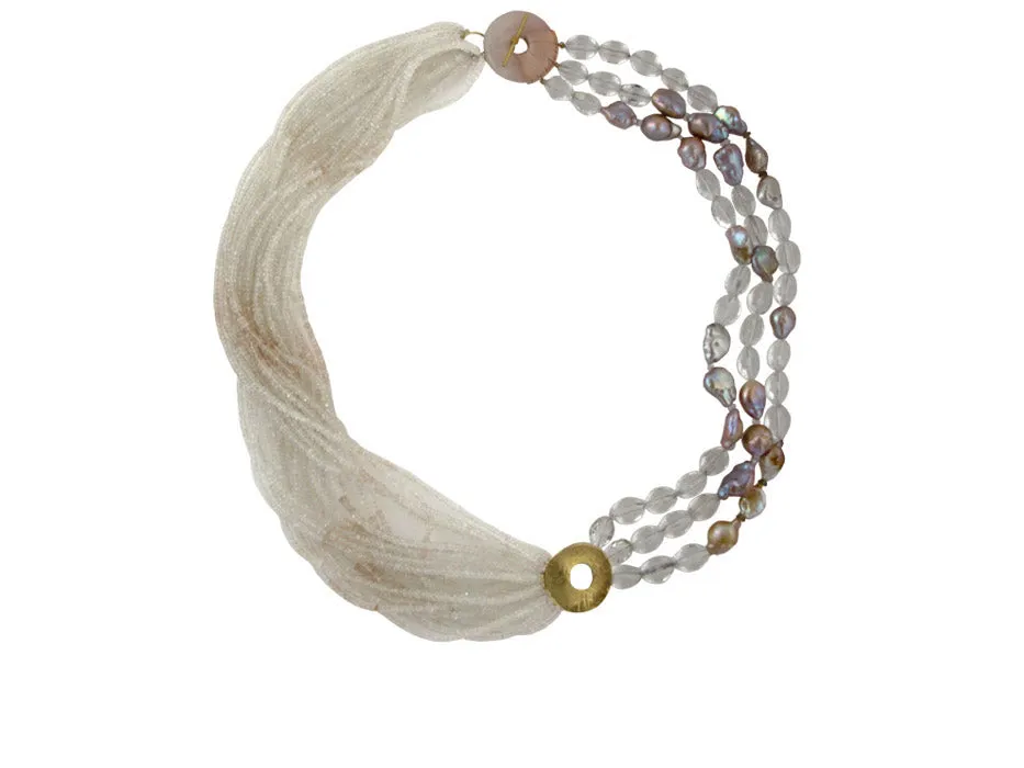 Pink Pearl Necklace