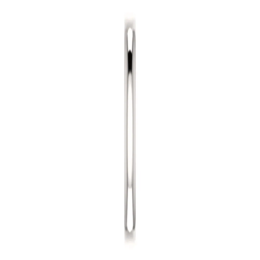 Platinum 1mm Comfort Fit Band, Size 7
