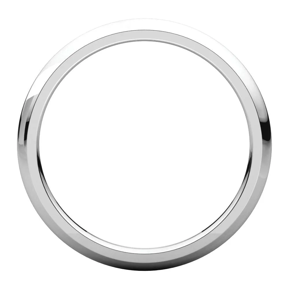 Platinum 2mm Comfort Fit Band, Size 6
