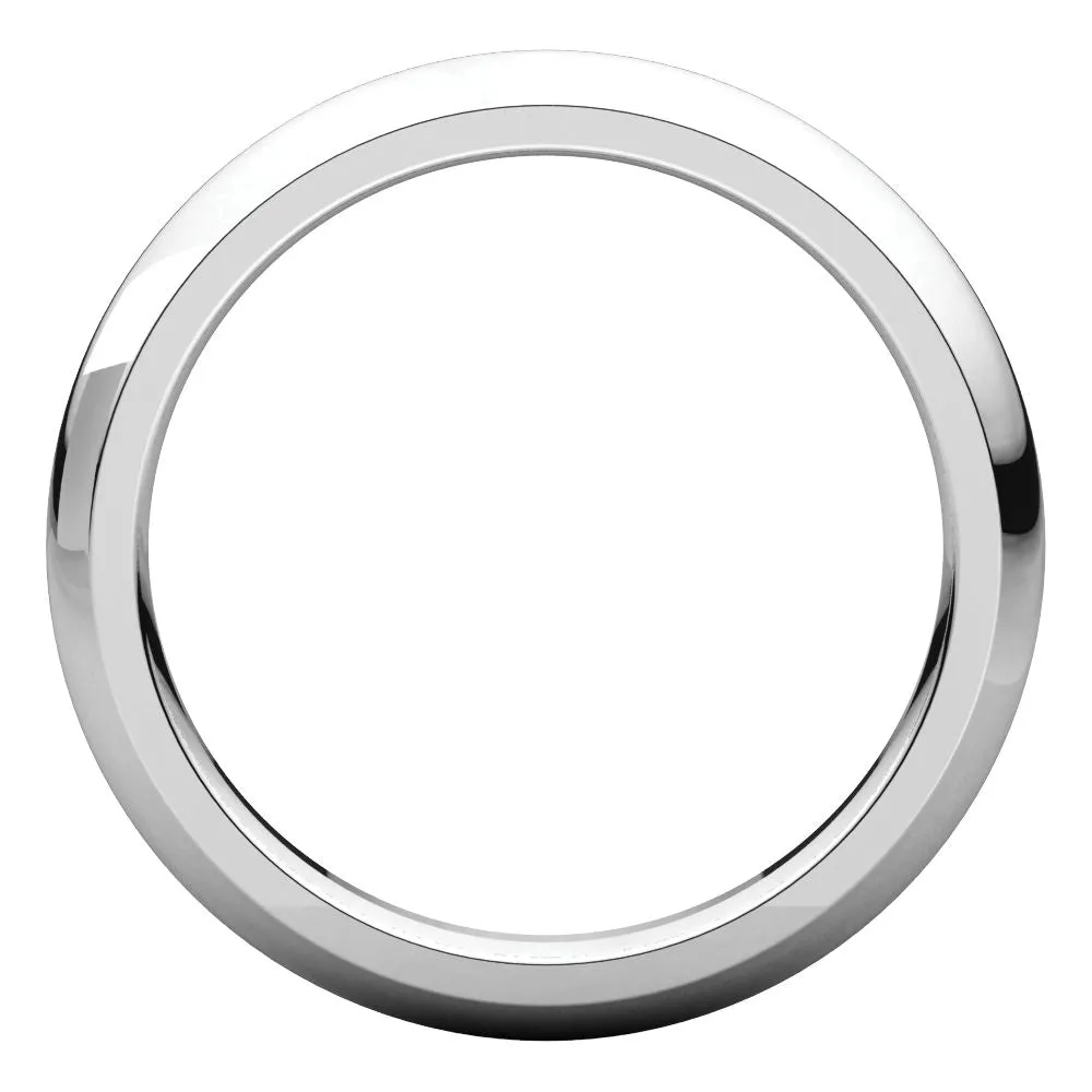 Platinum 3mm Comfort Fit Band, Size 9