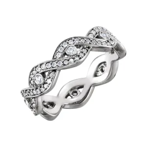 Platinum 5/8 CTW Diamond Eternity Band, Size 7