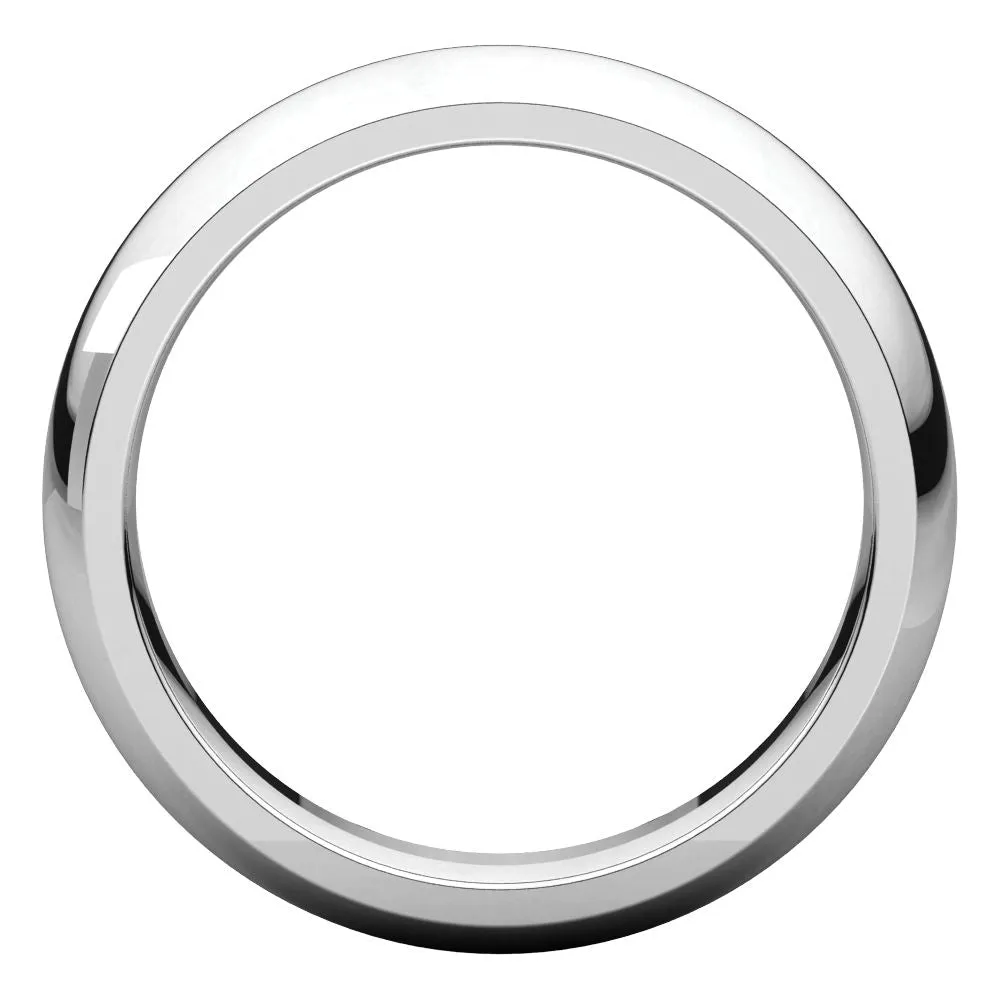 Platinum 5mm Comfort Fit Band, Size 9.5
