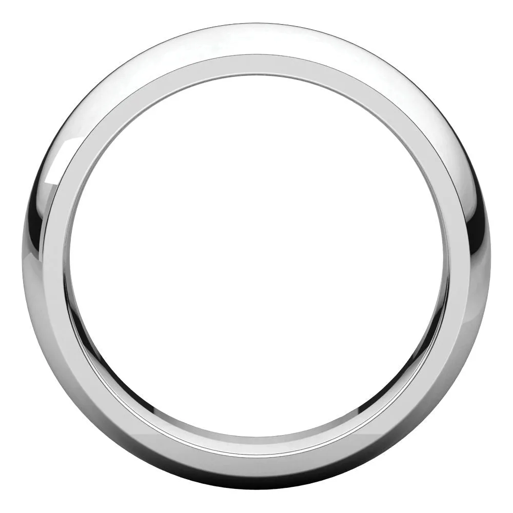 Platinum 6mm Comfort Fit Band, Size 10.5