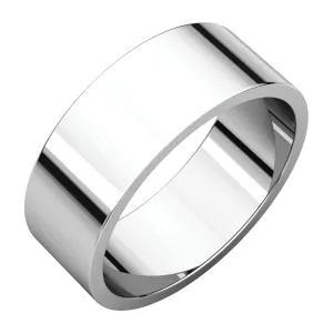 Platinum 7mm Flat Band, Size 6.5