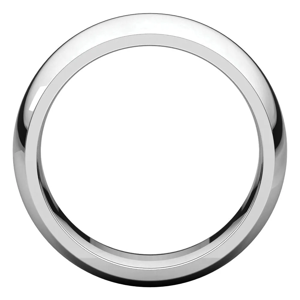Platinum 8mm Comfort Fit Band, Size 7