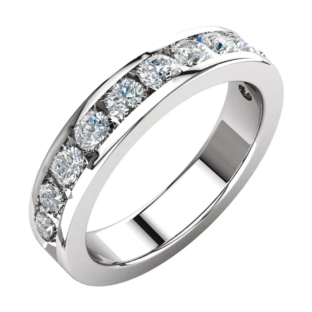 Platinum Anniversary Band, Size 5