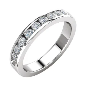 Platinum Anniversary Band, Size 6