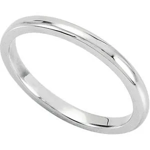 Platinum Bridal Band, Size 7