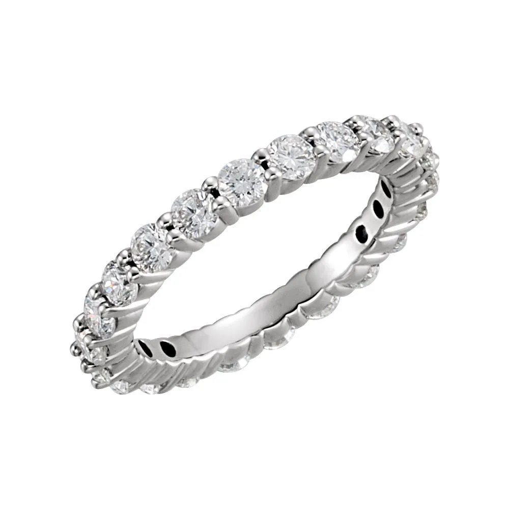 Platinum Eternity Band, Size 5