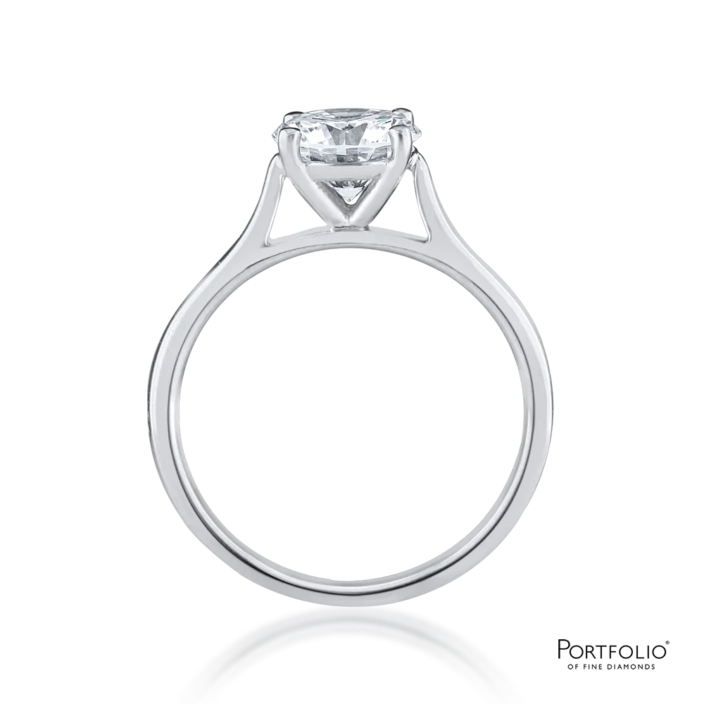 Pre-Owned Solitare 1.37ct G VS2 Diamond Platinum Ring