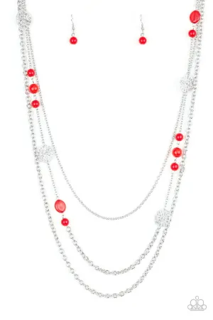 Pretty Pop-tastic! Red Paparazzi Necklace