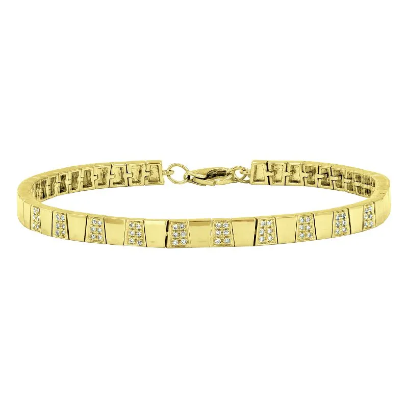 Pyramid Solid Bracelet