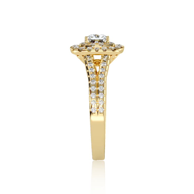 "Princess" Halo Engagement Ring (1Ct. Tw.)