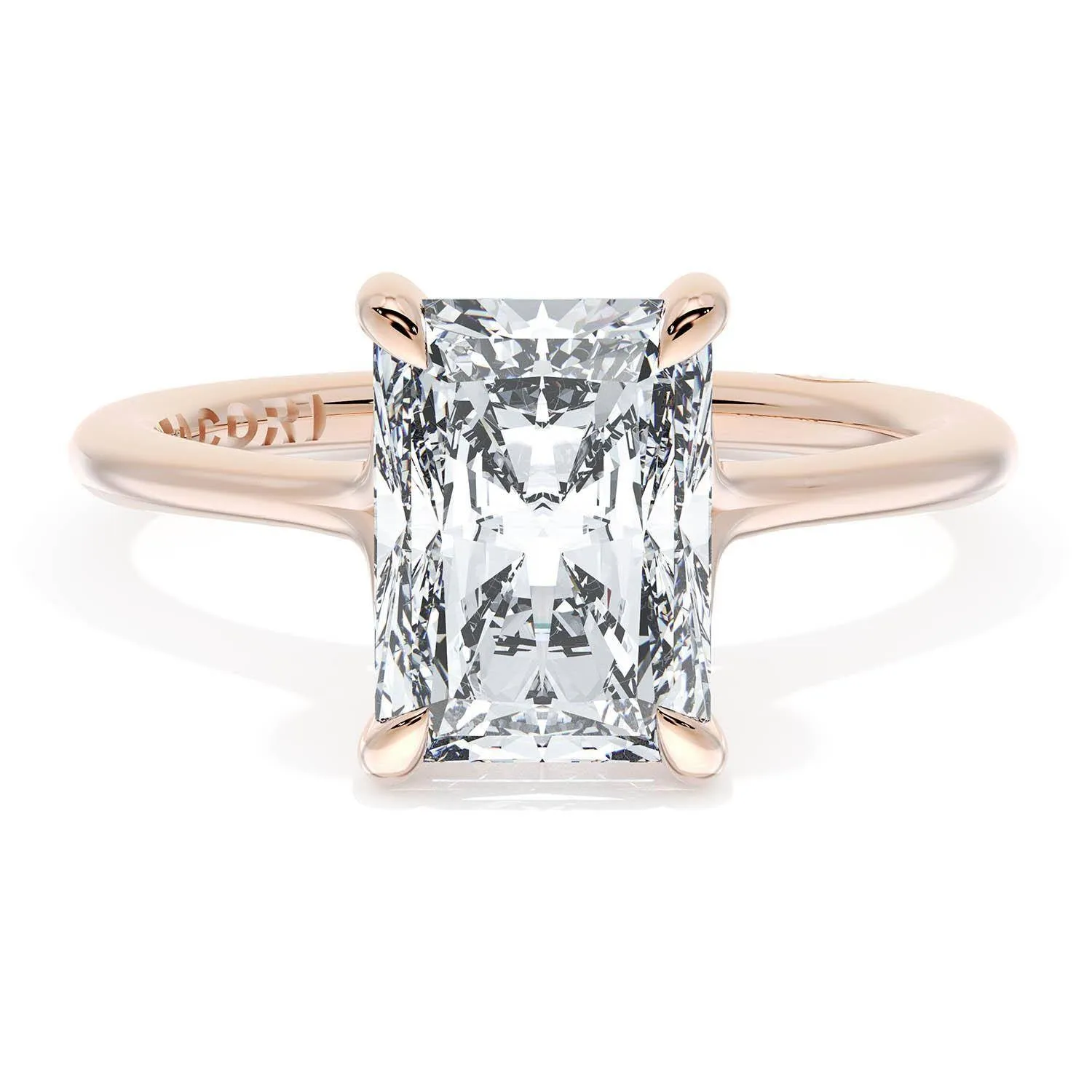 Radiant Solitaire Engagement Ring