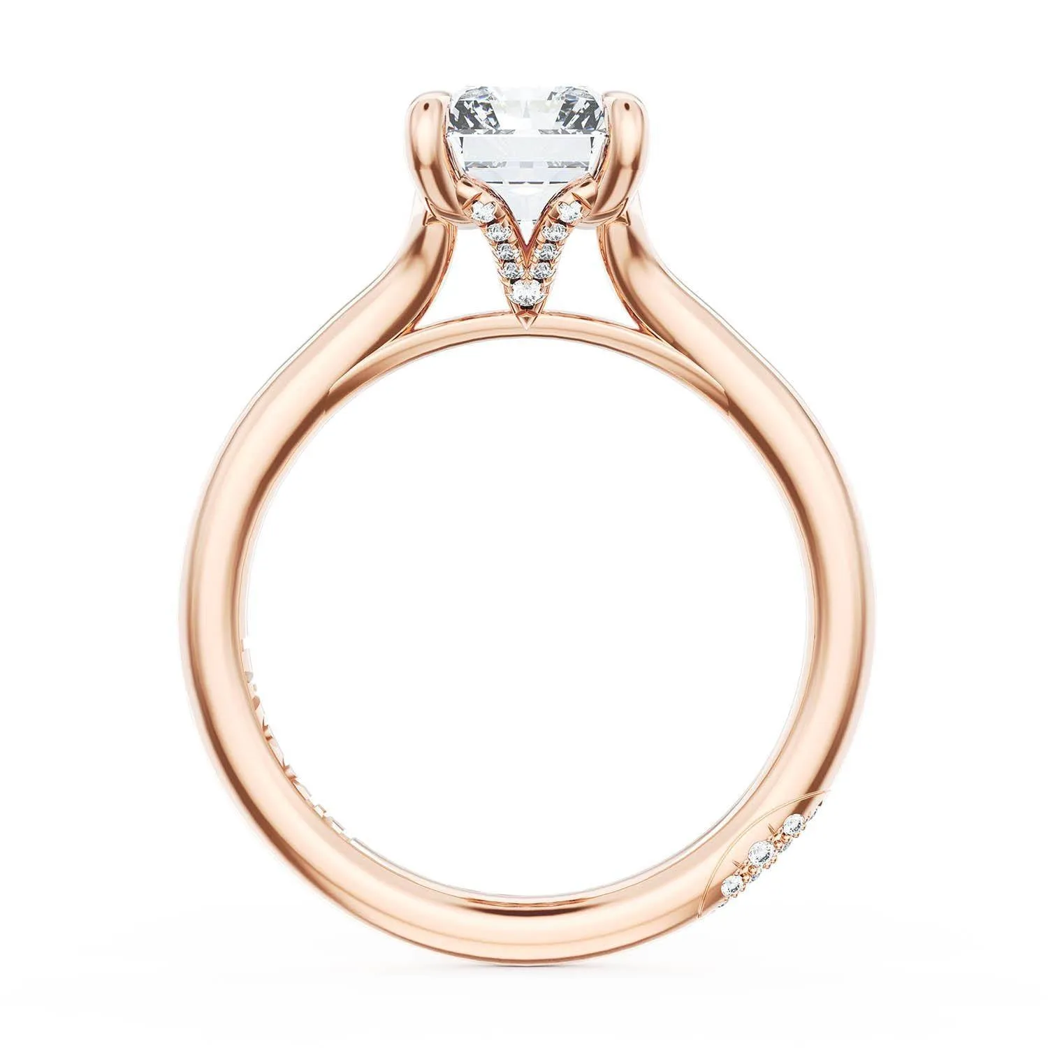 Radiant Solitaire Engagement Ring