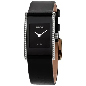 Rado Integral Jubile Quartz Black Dial Ladies Watch R20759155