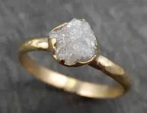 raw diamond engagement ring rough uncut diamond solitaire recycled 14k gold conflict free diamond wedding promise byangeline 0431 Alternative Engagement