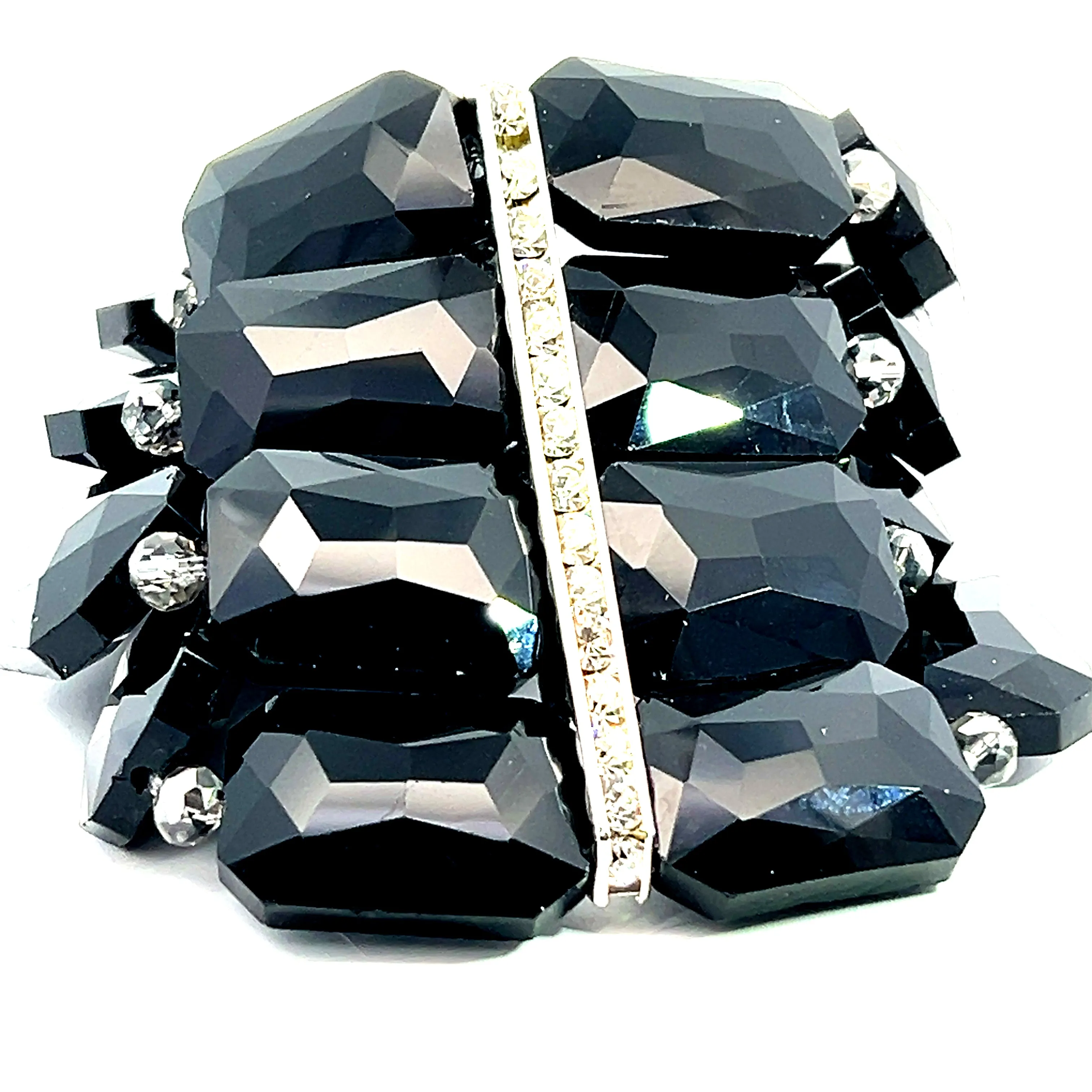 Rectangle Crystal Statement Bracelet