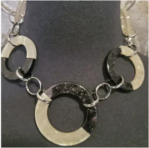 Resin circle necklaces