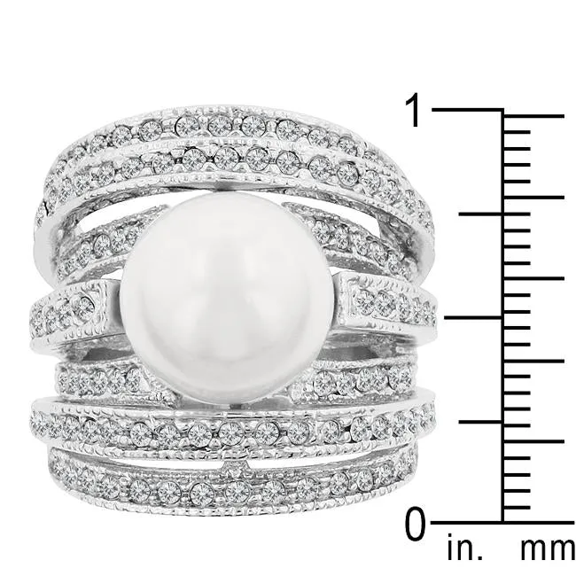 Right-Hand Pearl Ring