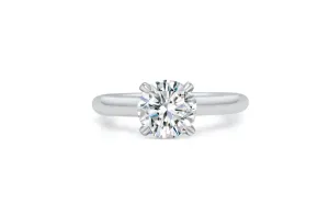 Ring Cartier 1895 Solitaire Engagement 1.09 ct GIA F VVS1 Round Diamond in Platinum